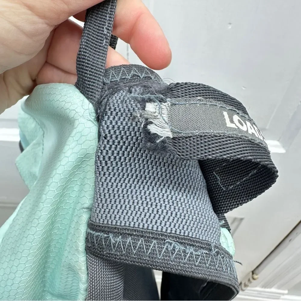 Adidas Excel V turquoise backpack all zippers function great waterbottle pockets